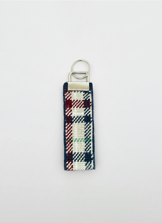 For Him - Plaid Keychain Canvas